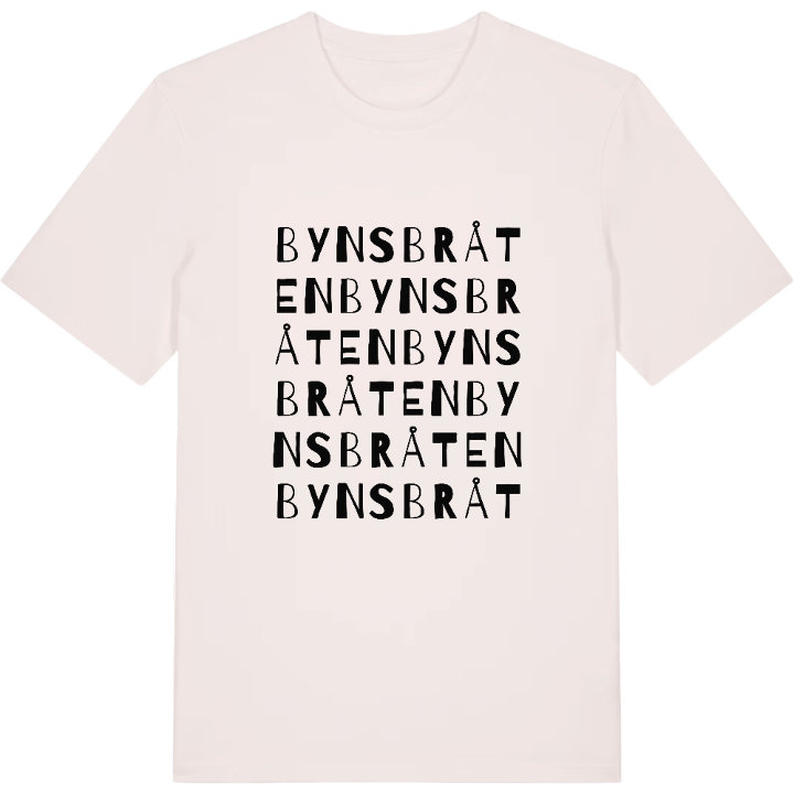 Bynsbråten ordlek t-shirt – t-shirt från PinShirt