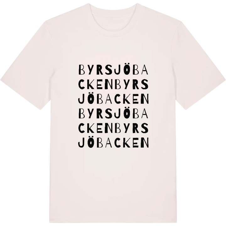 Byrsjöbacken ordlek t-shirt – t-shirt från PinShirt