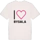 Jag älskar Bysala t-shirt stort tryck