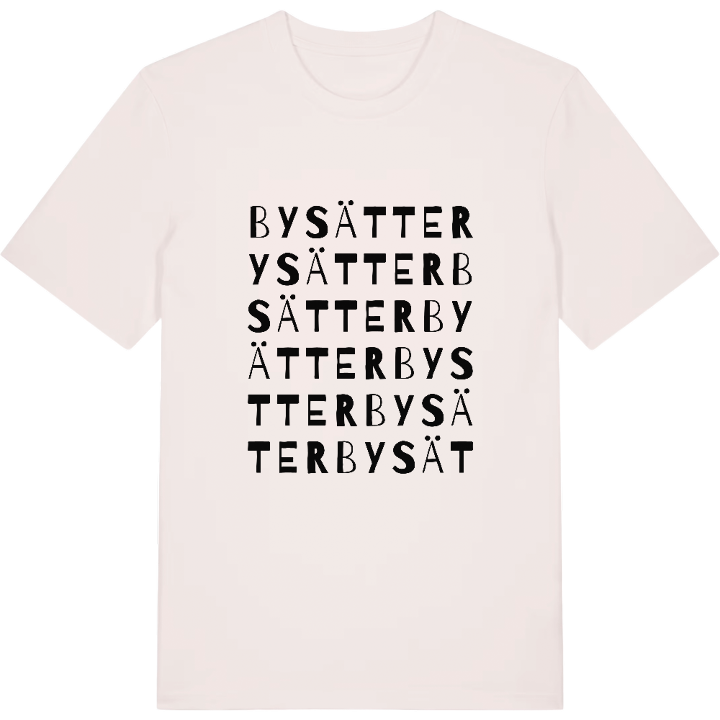 Bysätter ordlek t-shirt – t-shirt från PinShirt