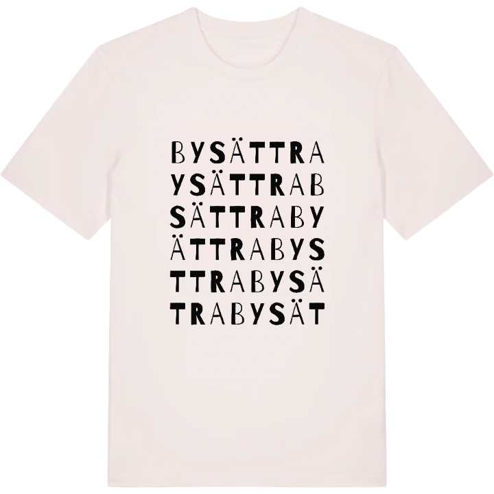Bysättra ordlek t-shirt – t-shirt från PinShirt