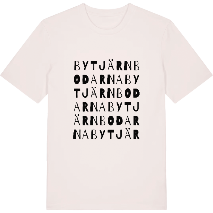 Bytjärnbodarna ordlek t-shirt – t-shirt från PinShirt