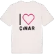 Jag älskar Çınar t-shirt stort tryck