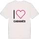 Jag älskar Cabanès t-shirt stort tryck