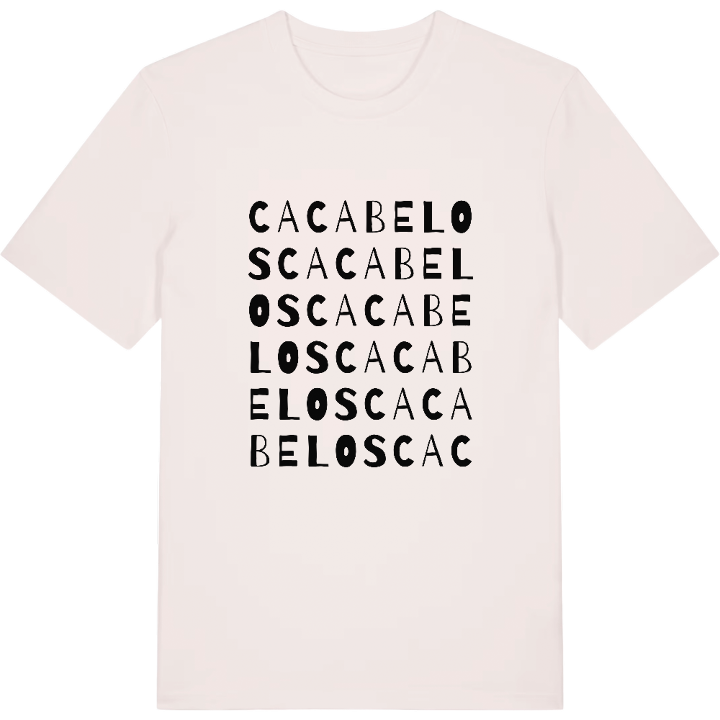 Cacabelos ordlek t-shirt – t-shirt från PinShirt