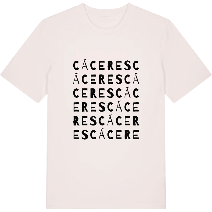 Cáceres ordlek t-shirt – t-shirt från PinShirt