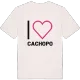 Jag älskar Cachopo t-shirt stort tryck