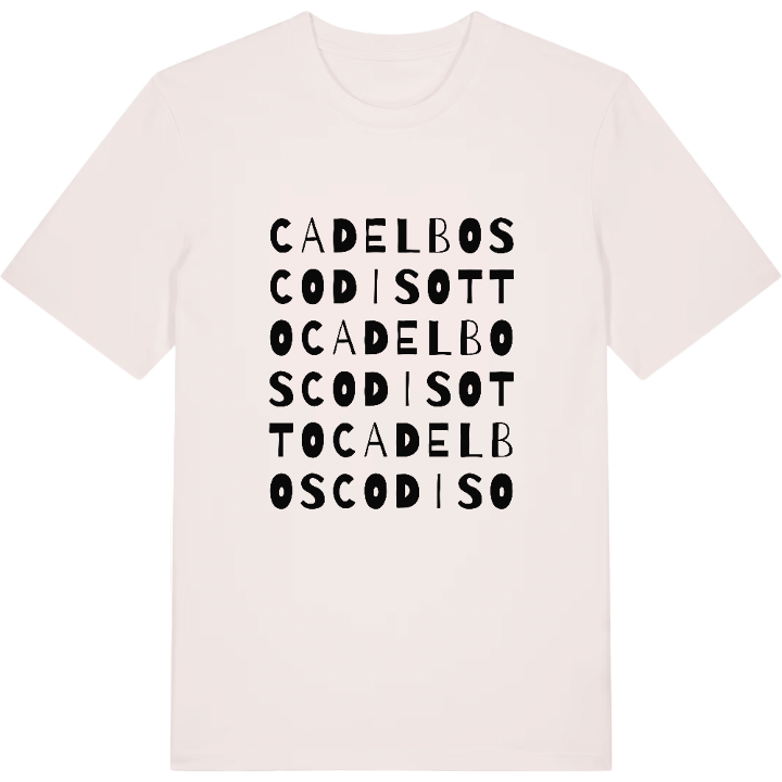 Cadelbosco di Sotto ordlek t-shirt – t-shirt från PinShirt