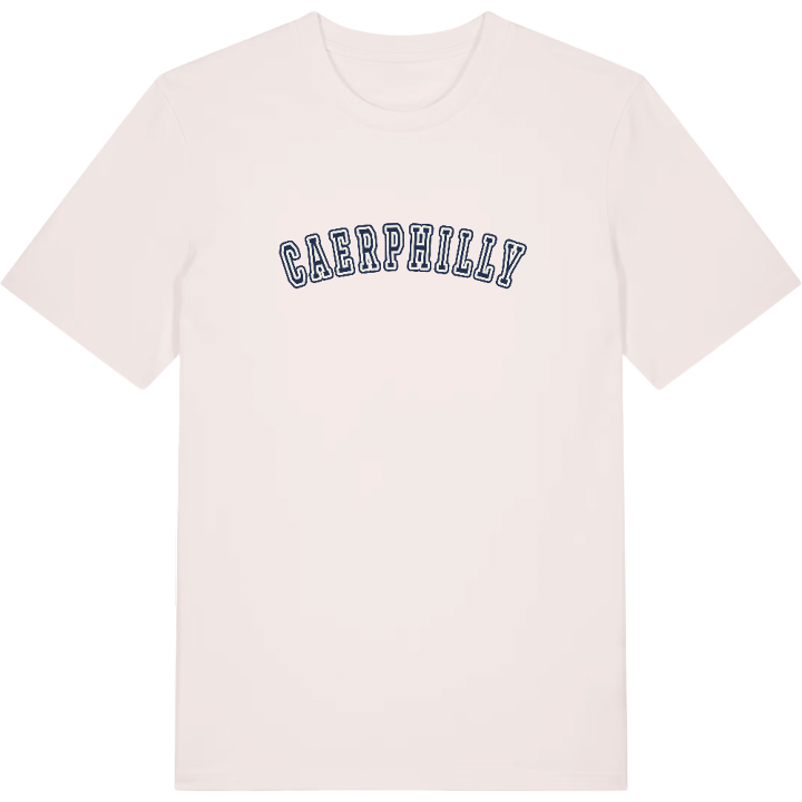 Caerphilly college t-shirt – t-shirt från PinShirt