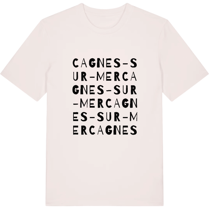 Cagnes-sur-Mer ordlek t-shirt – t-shirt från PinShirt