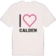 Jag älskar Calden t-shirt stort tryck
