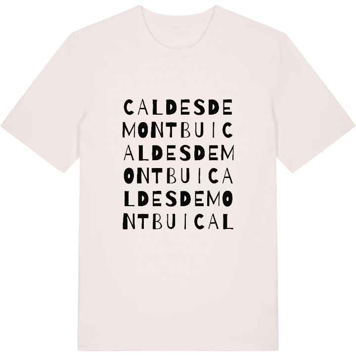 Caldes de Montbui ordlek t-shirt – t-shirt från PinShirt
