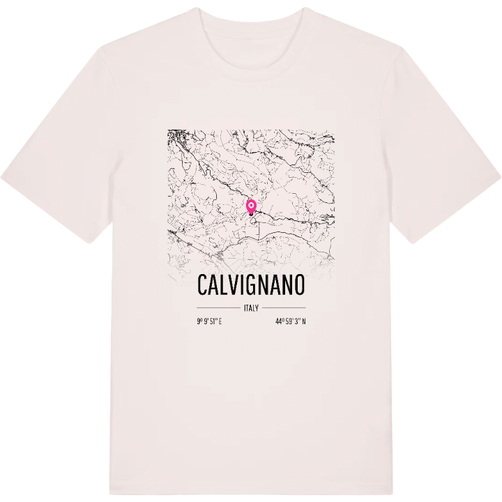Calvignano karta t-shirt – t-shirt från PinShirt