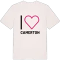 Jag älskar Camerton t-shirt stort tryck