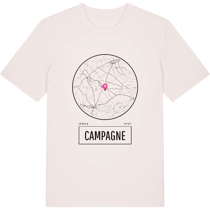 Campagne t-shirt – t-shirt från PinShirt
