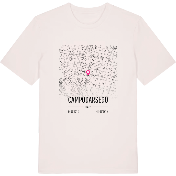 Campodarsego karta t-shirt – t-shirt från PinShirt