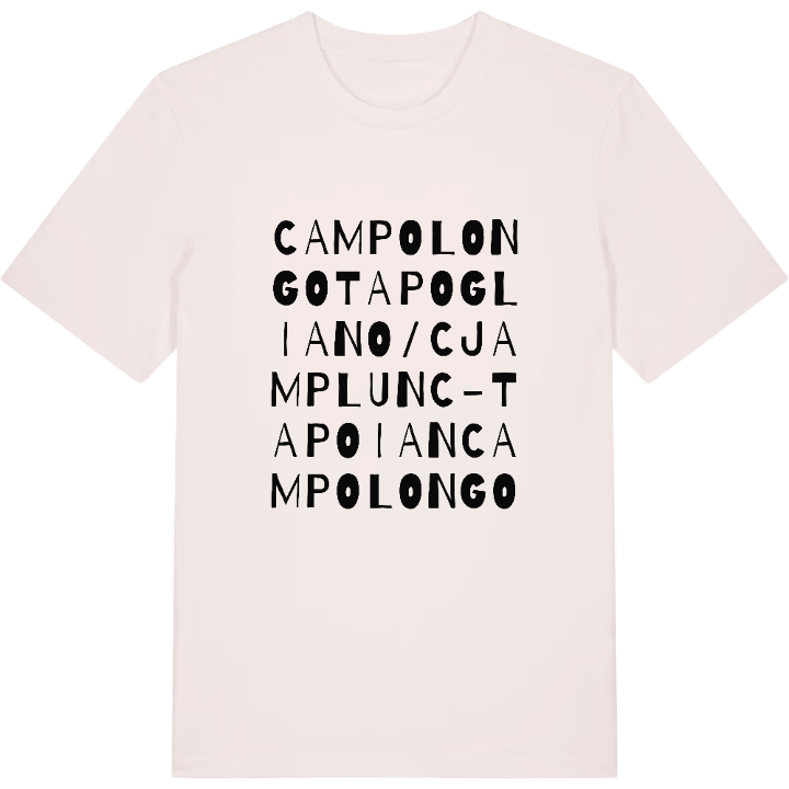 Campolongo Tapogliano / Cjamplunc-Tapoian ordlek t-shirt – t-shirt från PinShirt