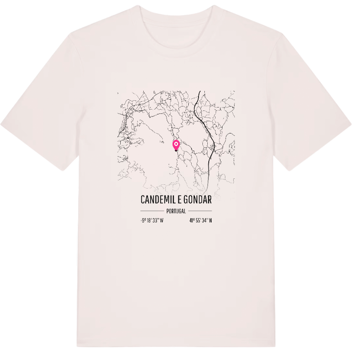 Candemil e Gondar karta t-shirt – t-shirt från PinShirt