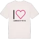 Jag älskar Cannstatt-Mitte t-shirt stort tryck