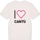 Jag älskar Cantù t-shirt stort tryck