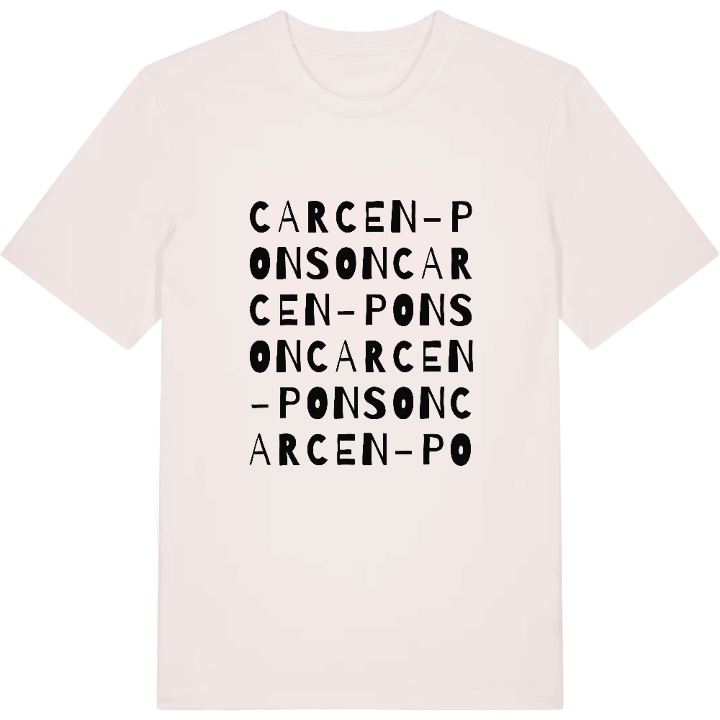 Carcen-Ponson ordlek t-shirt – t-shirt från PinShirt