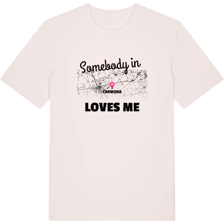 Någon i Carmona älskar mig t-shirt – t-shirt från PinShirt