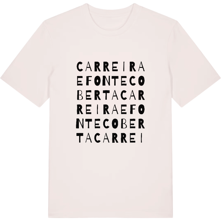 Carreira e Fonte Coberta ordlek t-shirt – t-shirt från PinShirt