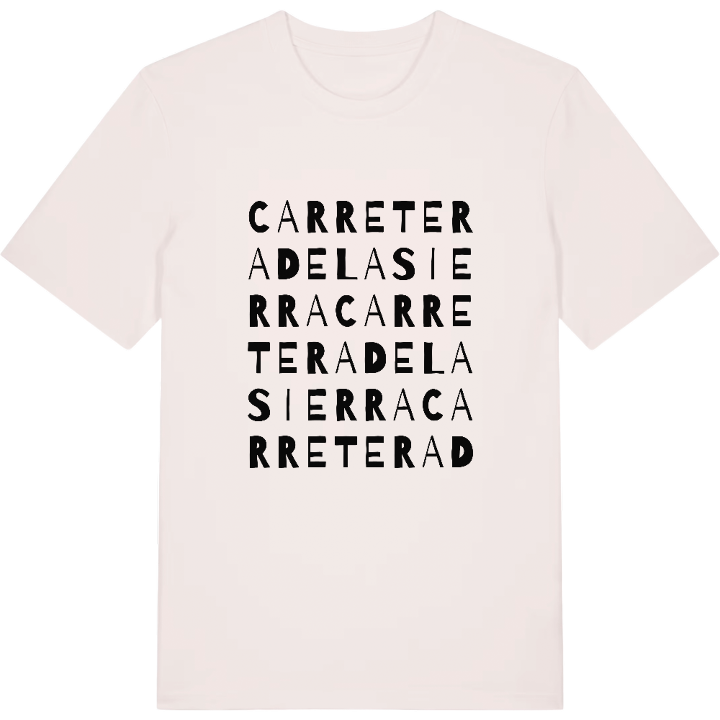 Carretera de la Sierra ordlek t-shirt – t-shirt från PinShirt