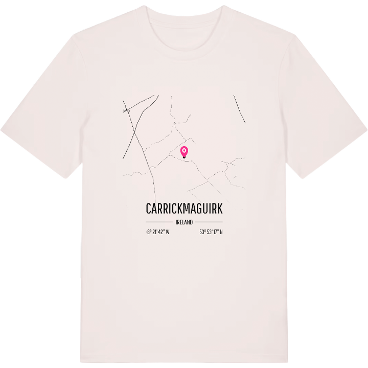 Carrickmaguirk karta t-shirt – t-shirt från PinShirt