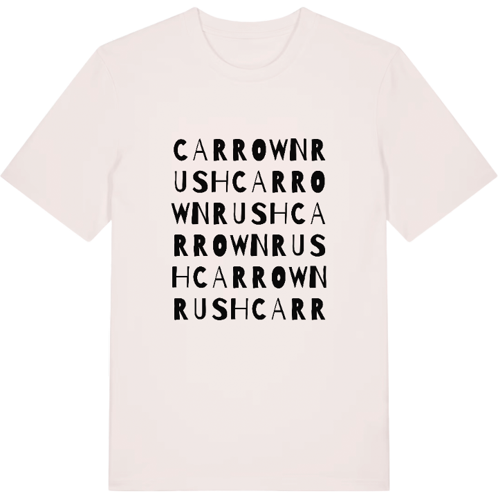 Carrownrush ordlek t-shirt – t-shirt från PinShirt