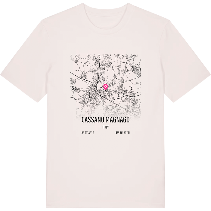 Cassano Magnago karta t-shirt – t-shirt från PinShirt