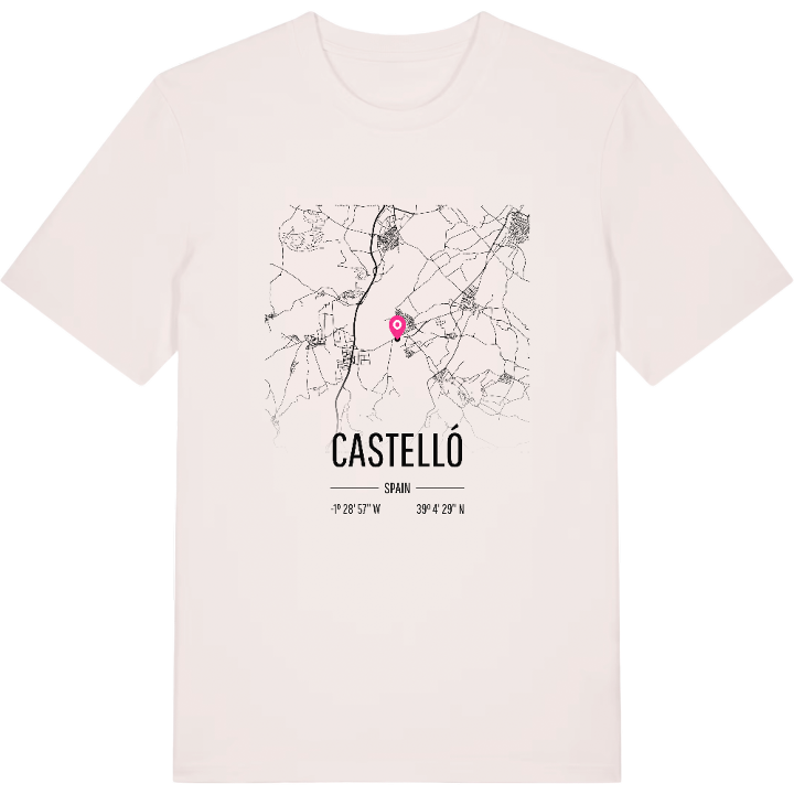 Castelló karta t-shirt – t-shirt från PinShirt