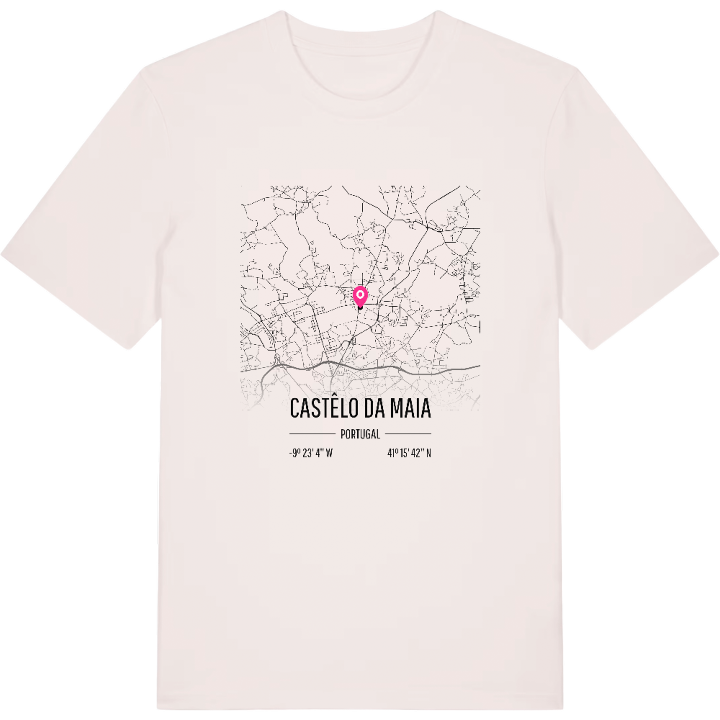 Castêlo da Maia karta t-shirt – t-shirt från PinShirt