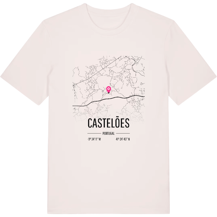 Castelões karta t-shirt – t-shirt från PinShirt