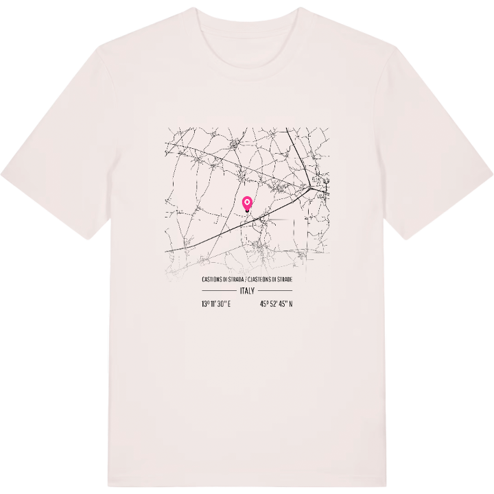 Castions di Strada / Cjasteons di Strade karta t-shirt – t-shirt från PinShirt
