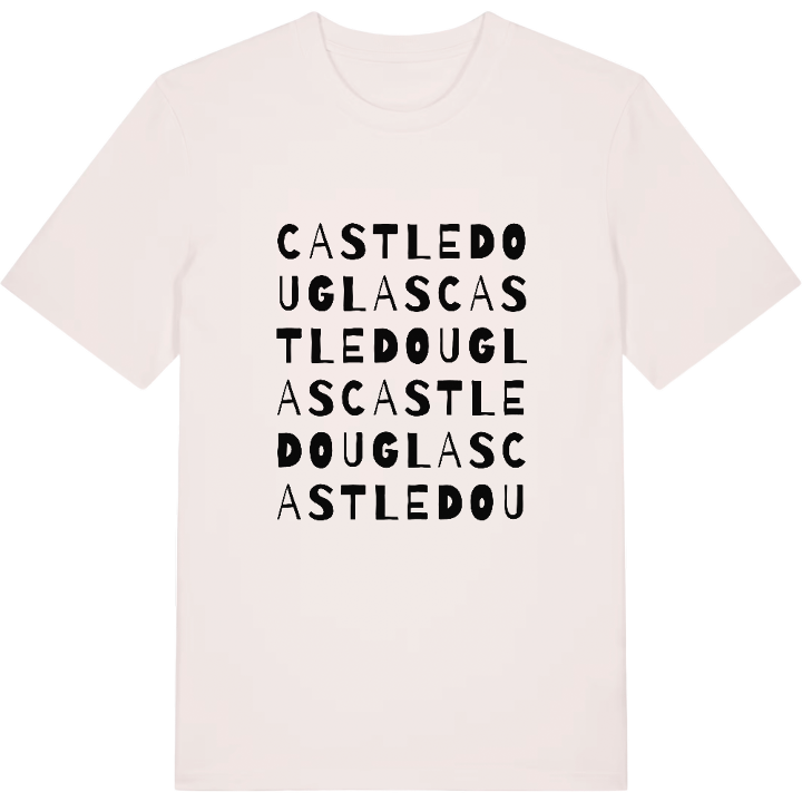 Castle Douglas ordlek t-shirt – t-shirt från PinShirt