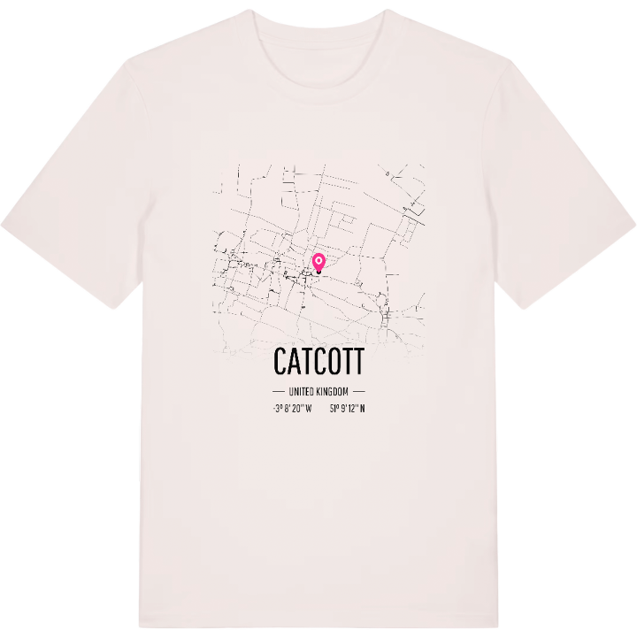 Catcott karta t-shirt – t-shirt från PinShirt
