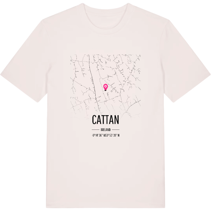 Cattan karta t-shirt – t-shirt från PinShirt