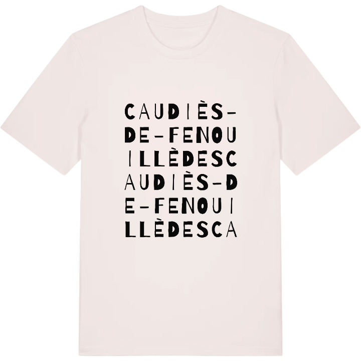 Caudiès-de-Fenouillèdes ordlek t-shirt – t-shirt från PinShirt