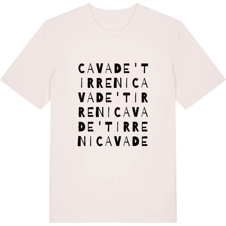 Cava de' Tirreni ordlek t-shirt – t-shirt från PinShirt