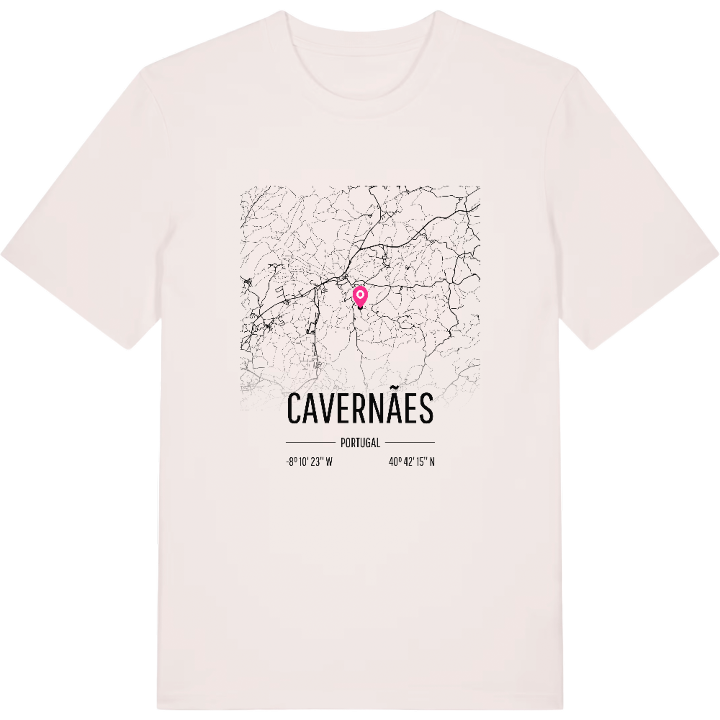 Cavernães karta t-shirt – t-shirt från PinShirt
