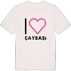 Jag älskar Çaybaşı t-shirt stort tryck