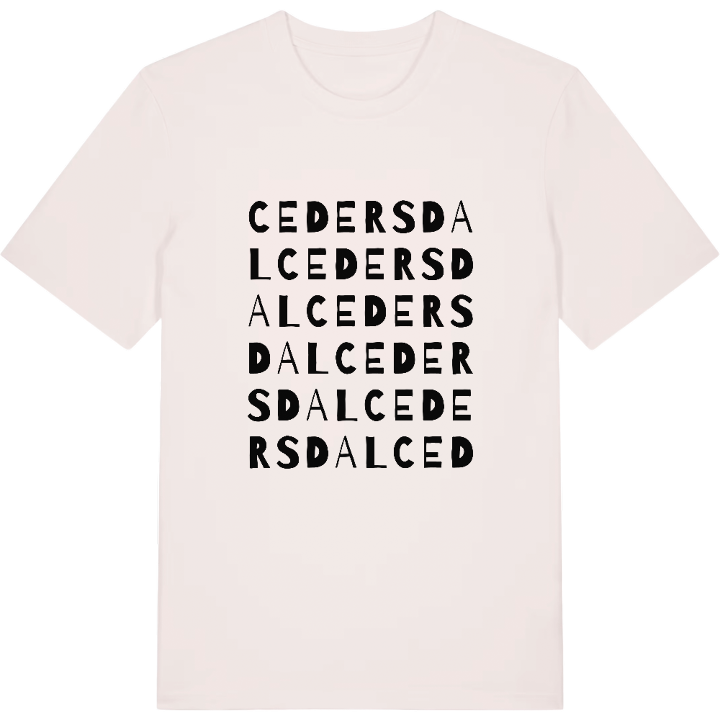Cedersdal ordlek t-shirt – t-shirt från PinShirt