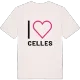 Jag älskar Celles t-shirt stort tryck