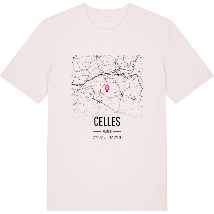 Celles karta t-shirt – t-shirt från PinShirt