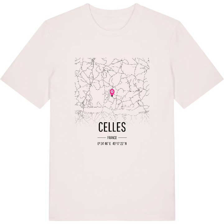 Celles karta t-shirt – t-shirt från PinShirt