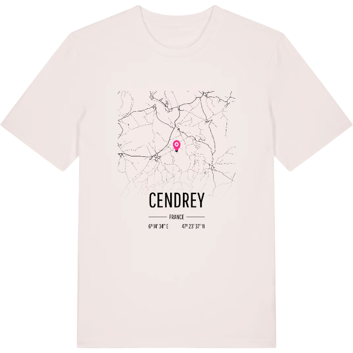 Cendrey karta t-shirt – t-shirt från PinShirt
