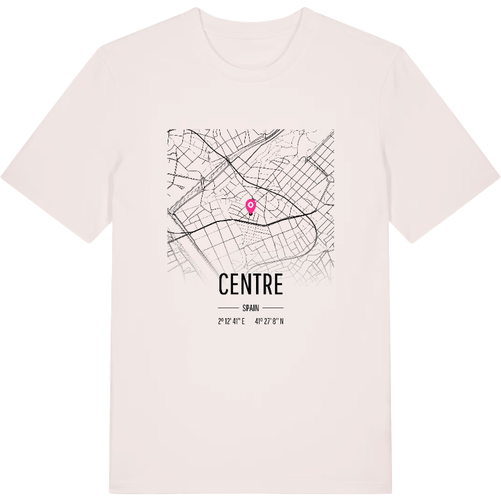 Centre karta t-shirt – t-shirt från PinShirt