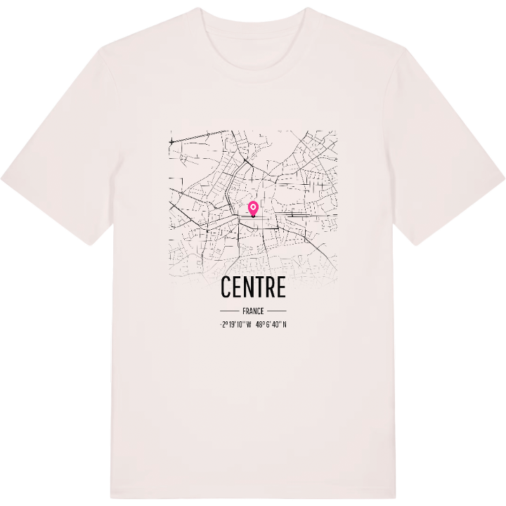 Centre karta t-shirt – t-shirt från PinShirt