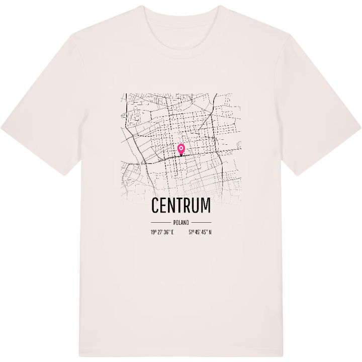 Centrum karta t-shirt – t-shirt från PinShirt